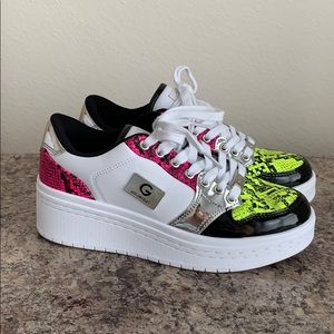G by Guess Shoes White and Python Shoes